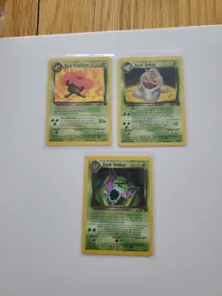 Team Rocket Pokemon Cards. EXCELLENT– Dark Arbok , Dark VILEPLUME,Dark Golbat - Image 3