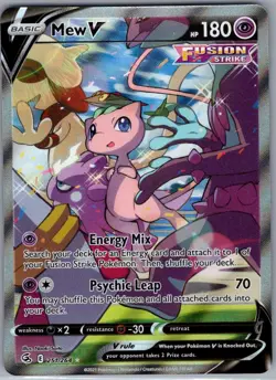 Mew V (Alternate Art) 251/264 SWSH08: Fusion Strike - Pokemon Card - NM - Image 1