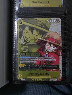 Monkey.D.Luffy (Winner Pack 2026 Vol. 2) P-106 One Piece Promotion Cards Foil - Image 1