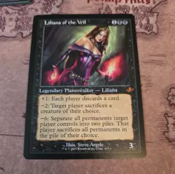 Liliana of the Veil Retro Frame Rare MTG Card NM - Image 1