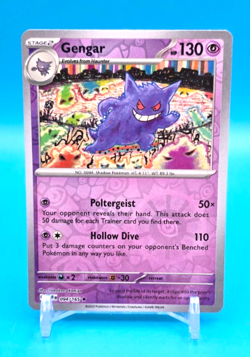 Pokemon Gengar TCG Scarlet & Violet 151 Reverse Holo Card 094/165 - Image 1