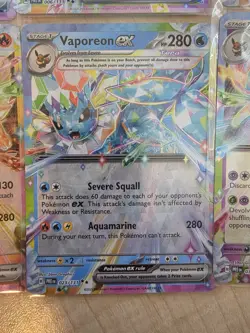 Prismatic Evolutions Eeveelutions Complete Set EX Promo Card Lot 9/9 - Image 4