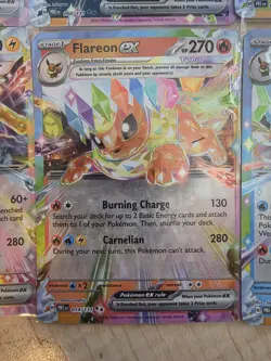 Prismatic Evolutions Eeveelutions Complete Set EX Promo Card Lot 9/9 - Image 5