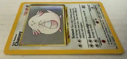 Pokemon TCG Card ~ CHANSEY ~ 3/102 ~ Base Set ~ Unlimited ~ Holo - Image 4