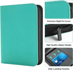 Card Binder 4 Pocket with Zipper, 288 Pockets Trading Card Holder Book, Premium - Image 2