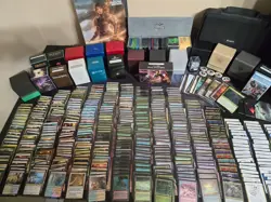 MTG MAGIC THE GATHERING COLLECTION - PLAYMATS, DECKBOX, SLEEVES, CARDS, PROXIES - Image 1