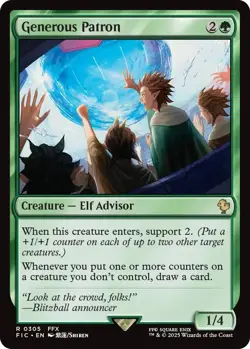 Generous Patron 305 Commander: FINAL FANTASY NM EN - Image 1