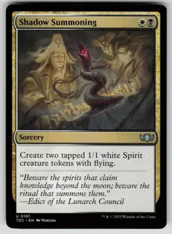 Shadow Summoning Normal U Commander: Tarkir: Dragonstorm 101 NM - Image 1