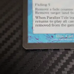 MTG Parallax Tide Nemesis Enchantment Blue Rare Regular 2000 Carl Critchlow 37 - Image 3
