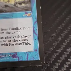 MTG Parallax Tide Nemesis Enchantment Blue Rare Regular 2000 Carl Critchlow 37 - Image 4