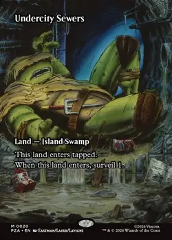 Undercity Sewers x1 1x Borderless PZA TMNT NM MTG - Image 1