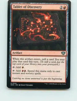 Tablet of Discovery - U132 - MTG - Secrets of Strixhaven - Image 1