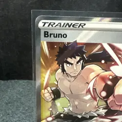 Bruno 158/163 Battle Styles Full Art Ultra Rare Holo Pokemon TCG Card NM - Image 3