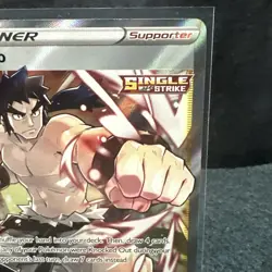 Bruno 158/163 Battle Styles Full Art Ultra Rare Holo Pokemon TCG Card NM - Image 4