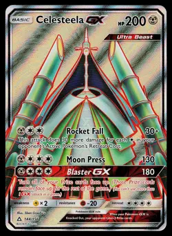 Pokemon Card - Celesteela GX Ultra Prism 144/156 Ultra Rare - Image 1