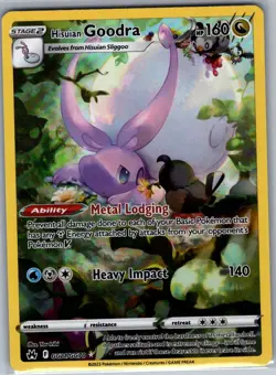 Hisuian Goodra GG21/GG70 Crown Zenith: Galarian Gallery - Pokemon Card - NM - Image 1