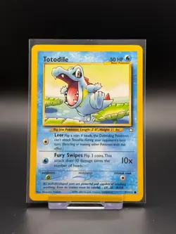 Totodile 81/111 Neo Genesis LP Pokemon Card TCG - Image 1