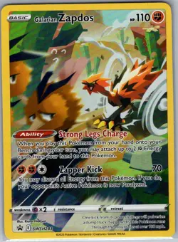 Galarian Zapdos - SWSH283 SWSH: Sword & Shield Promo Cards - Pokemon Card - NM - Image 1