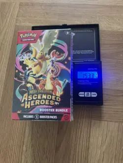 VERY HEAVY 153.31G Pokemon Ascended Heroes Booster Bundle 6 Packs NEW & SEALED - Image 1