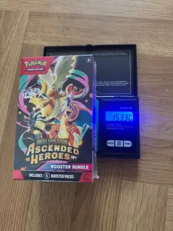 VERY HEAVY 153.30G Pokemon Ascended Heroes Booster Bundle 6 Packs NEW & SEALED - Image 1