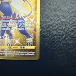 Pokemon 2021 Sword & Shield Battle Styles #179 Houndoom Gold Secret Rare NM - Image 4