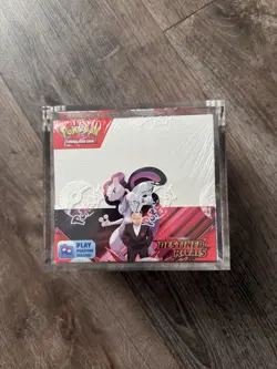 Factory Sealed Pokemon Destined Rivals Booster Box With Acrylic Case - Image 1