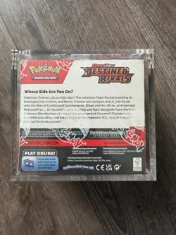 Factory Sealed Pokemon Destined Rivals Booster Box With Acrylic Case - Image 3