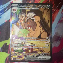 Pokemon TCG Arven's Mabostiff ex 235/182 Sv10: Destined Rivals SIR Holo NM - Image 1
