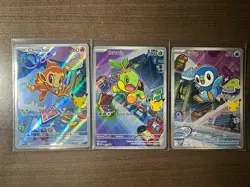 Pokemon Mega Evolutions First Partner Pack Gen 4 Starter PROMOS ENG - Image 1