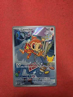 Nintendo Pokemon TCG Chimchar MEP 041 Promo Holo Basic Fire HP60 English 2026 - Image 2