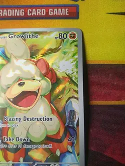 Pokemon TCG Hisuian Growlithe Twilight Masquerade IR 181/167 NM Free Shipping - Image 5