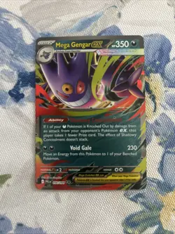 Pokemon TCG Mega Gengar Ex 56/94 Ultra Rare Phantasmal Flames - Image 1