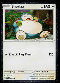 Snorlax 122 Promo Scarlet & Violet Pokemon Near Mint - Image 1