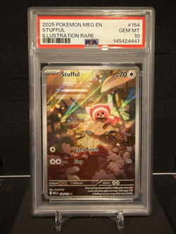 2025 | Pokemon Mega Evolution | Stufful Illustration Rare | 154/132 | PSA 10 - Image 1