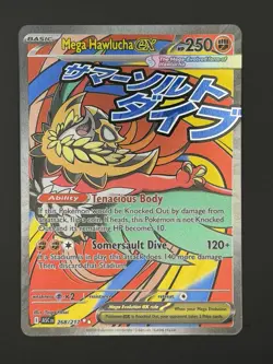 Mega Hawlucha ex (268/217) MAR~ Mint/NM [Ascended Heroes 2026] Holo Pokemon TCG - Image 1