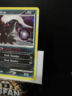 Darkrai Holo Swirl 3/100 Majestic Dawn 2008 Pokemon - Image 2