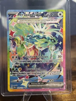 Pokemon TCG Terapagos ex 169/131 Prismatic Evolutions Special Illustration NM - Image 1