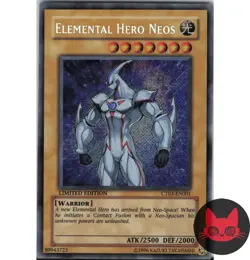 Yugioh Elemental HERO Neos CT03-EN001 Secret Rare Limited Edition NM - Image 1