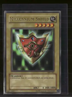 Yu-Gi-Oh! Millennium Shield McDonald's Promo Ultra Rare • MP1-001 Limited - Image 1