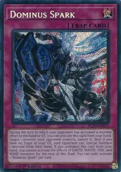 Yu-Gi-Oh Blazing Dominion Dominus Spark Secret Rare BLZD-EN077 NM!!! - Image 1