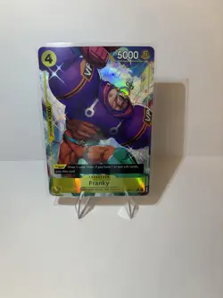 One Piece Franky OP07-107 Parallel R Foil - 500 Years in the Future NM ENGLISH - Image 1