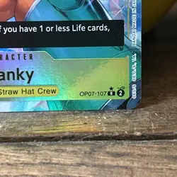 One Piece Franky Parallel OP07-107 Foil 500 Years in the Future NM LP - Image 4