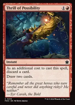 Thrill of Possibility x4 4x Foundations NM MTG - Image 1