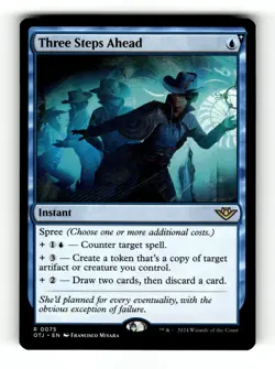 MTG: Three Steps Ahead | Outlaws of Thunder Junction 75 NM - Image 1