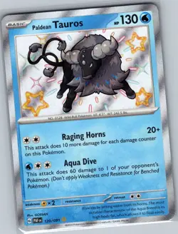 Paldean Tauros 120/091 SV: Paldean Fates - Pokemon Card - NM - Image 1