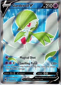 Gardevoir V (Full Art) 070/073 Champion's Path - Pokemon Card - NM - Image 1
