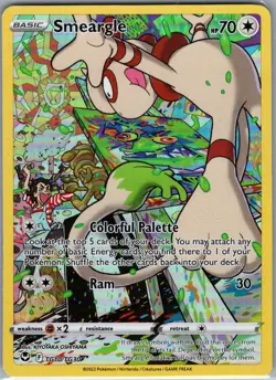 Smeargle TG10/TG30 SWSH12: Silver Tempest Trainer Gallery - Pokemon Card - NM - Image 1