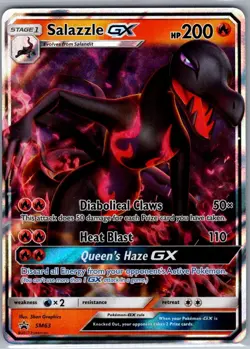 Salazzle GX SM63 SM Promos - Pokemon Card - NM - Image 1