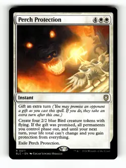 MTG: Perch Protection | Commander: Bloomburrow 11 NM - Image 1