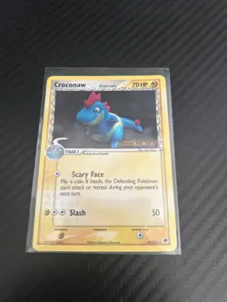 Croconaw 27/101 Reverse Holo Stamp Pokemon TCG Card EX Dragon Frontiers 2006 - Image 1